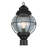 Swedish Iron Bel Air Lighting Trans Globe Lighting 4042 SWI Outdoor Hamilton 19 Postmount Lantern 